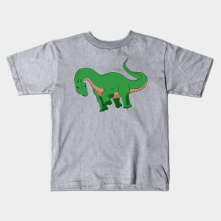 Green Brachiosaurus Kids T-Shirt